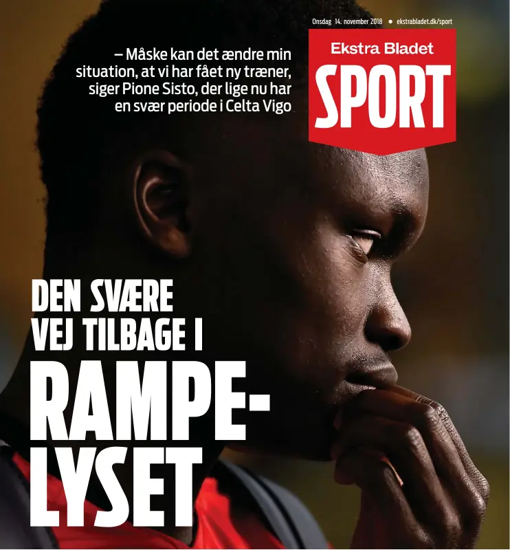 ??  ?? Onsdag 14. november 2018 ekstrablad­et.dk/sport