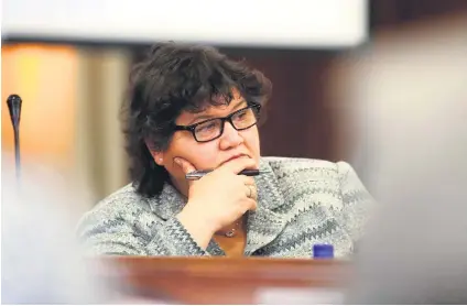  ?? Picture: Gallo Images ?? SUSPECT: Lynne Brown did not stop the allegedly calculated looting at Eskom, but is still maintainin­g she has no links to the Gupta family.