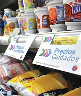  ?? CEDOC PERFIL ?? DESFASAJE. Los productos incluidos en Precios Cuidados tendrán un incremento del 3,1%. La inflación en alimentos y bebidas alcanzó 7% .