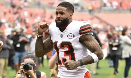  ?? Photograph: David Richard/AP ?? Odell Beckham during his time with the Browns earlier this season.