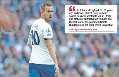  ?? (AFP) ?? Tottenham Hotspur’s English striker Harry Kane looks on during the English Premier League match between Tottenham Hotspur and Leeds United at the Tottenham Hotspur Stadium in London on Sunday.