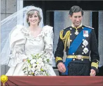  ?? EL PAÍS ?? Realeza. La princesa Diana y Carlos de Inglaterra, en su boda, en 1981.