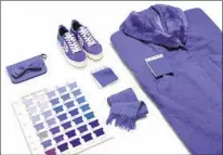  ?? PANTONE COLOR INSTITUTE TNS ?? Veri Peri blends a dynamic periwinkle blue with violet, red undertones. The shade is Pantone’s 2022 color of the year.