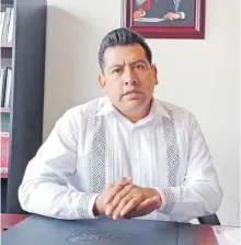  ?? ARCHIVO: EL SOL DE TLAXCALA ?? Carlos Augusto Pérez aceptó que es un gran avance para la mujer en terreno político, económico y moral