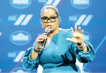  ??  ?? Winfrey speaks at the White House Summit on the United State of Women in Washington, DC, on June 14, 2016.