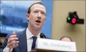  ?? Andrew Harnik Associated Press ?? THE FTC aims to unwind Facebook’s deals for Instagram and WhatsApp. Above, CEO Mark Zuckerberg.