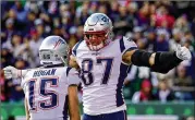  ?? SARAH STIER / GETTY IMAGES ?? Rob Gronkowski is a difference-maker even when he’s not targeted because of the attention defenses must pay to the star tight end.