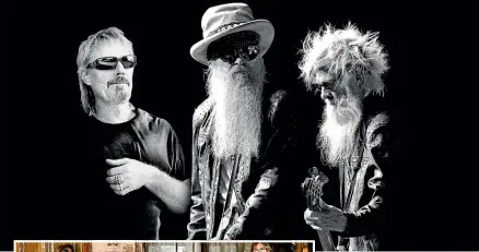  ?? ?? The legendary ZZ Top will headline next year’s Summer Concert Tour of New Zealand.
Left: 90s alt rockers Stone Temple Pilots will also be part of the tour lineup.