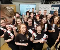  ??  ?? Diageo Learning For Life graduates