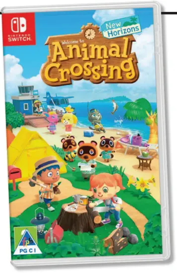  ??  ?? Above: Made for Nintendo Switch, Animal Crossing: New Horizons lets players carry out a wide range of tasks and activities, making for a fun escape from the stresses of real life.