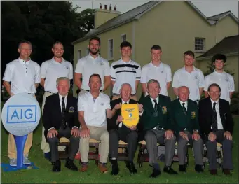  ??  ?? The Sligo Senior Cup team who represente­d Connacht at the weekend in the AIG Senior Cup finals.