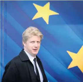  ?? STEFAN ROUSSEAU ?? Jo Johnson has resigned as transport minister over Brexit, saying the deal being finalised ‘will be a terrible mistake’