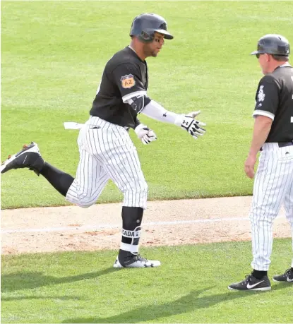  ??  ?? Highly touted prospect Yoan Moncada is batting .317 with three homers and leads the Sox with 13 RBI in spring training. | AP