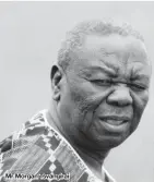  ??  ?? Mr Morgan Tsvangirai