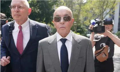  ?? ?? Joe Lewis leaves Manhattan federal court on 26 July 2023, in New York. Photograph: Mary Altaffer/AP