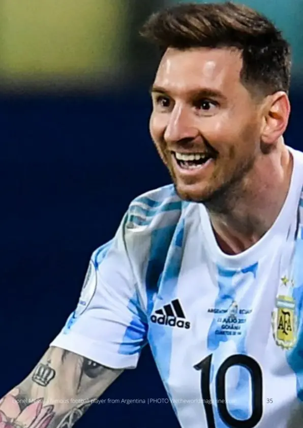  ?? |PHOTO Wetheworld­magazine.com ?? Lionel Messi, a famous football player from Argentina
