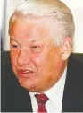  ??  ?? Boris Yeltsin