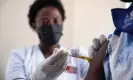  ?? ?? A nurse in Masaka, Uganda, injects a trial participan­t with PrEPVacc. Stopping the trial means no HIV vaccines are now being tested for efficacy anywhere in the world. Photograph: L Dray/Getty