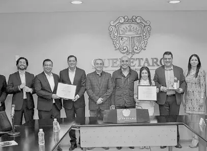  ??  ?? Recibió el Municipio de Querétaro, el premio “Gobierno Digital 2017”, que otorga la revista U-Gob.