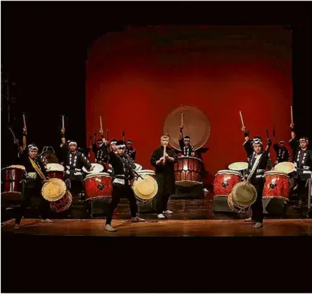  ?? Foto: think tank ART ?? KOKUBU - The Drums of Japan - „Into the Light“Tour 2020 heute um 20 Uhr im Congress Centrum Heidenheim.