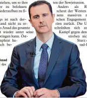  ?? Foto: dpa ?? Baschar al Assad