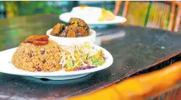  ?? CONTRIBUTE­D ?? Known for their oxtail with rice and peas, Chillin’ is dedicated to maintainin­g authentic Jamaican flavours.