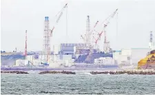  ?? Picture: KYODONEWS ?? This photo taken on April 13, 2021, from Namie, Fukushima Prefecture, shows the crippled Fukushima Daiichi nuclear power plant.