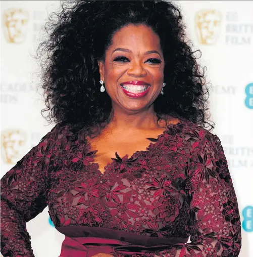  ??  ?? Talk show host: Oprah Winfrey is one of the most influentia­l people in America