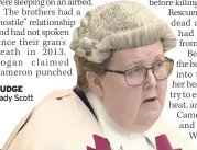  ??  ?? JUDGE Lady Scott