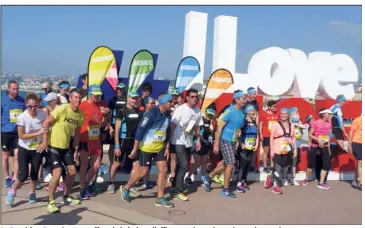  ?? (Photos L.I, C.R. et DR) ?? Le Breakfast Run n’a pas souffert de la baisse d’affluence observée sur le semi-marathon.