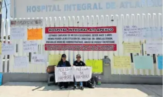  ?? RUBÉN JUÁREZ ?? Salustia Pérez Juárez y Sofía Castillo Guillén en el Hospital Integral de Atlapexco