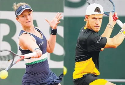  ?? EFE ?? Podoroska busca su pasaje ante Svitolina y Schwartzma­n jugará después con Thiem.