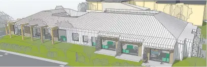  ??  ?? Artist impression­s of the proposed new care centre