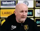  ?? ?? Livingston manager David Martindale expects major turnover