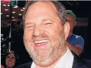  ??  ?? ACCUSED Film mogul Weinstein