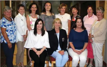  ??  ?? Winners from the Ovelle-sponsored stableford competitio­n at Dundalk. Back (l to r) Leone Baillie, Siobhan Rogers, Joan McKenna, Zara Wadding, Fiona McLaughlin, Fionnuala Dullaghan, Elaine Ward, Elizabeth McGuinness; Front (l to r) Joanna Gardiner...