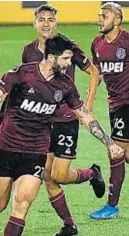  ?? TÉLAM ?? NICOLÁS ORSINI. El cordobés de Morteros anotó el último gol de Lanús.