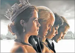  ??  ?? REAL. The Crown, multinomin­ada a los premios Emmy.