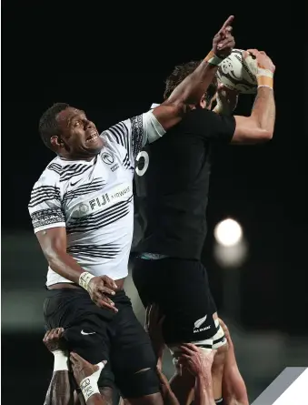  ??  ?? Whitelock is a shrewd lineout operator in the middle.