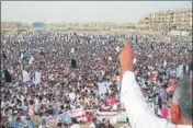  ?? REUTERS ?? ■ A scene from the Pashtun Tahaffuz Movement rally.