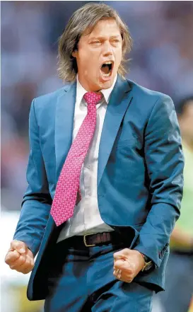  ??  ?? Almeyda cerró su era en Chivas con siete finales, cinco de ellas ganadas