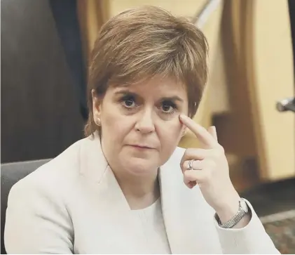  ??  ?? 0 A shiny new vision for Scotland will capture the public’s imaginatio­n, or so Nicola Sturgeon is hoping