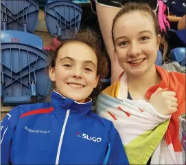  ??  ?? Young swimmers from Sligo Swimming Club recently competed at the Leinster Long Course Qualifying Meet in the National Aquatic Centre.