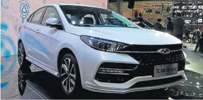  ?? JOSÉ ANTONIO LEME/ESTADÃO ?? Arrizo 5 tem porte de Corolla, mas deverá brigar com compactos como Virtus, Cronos e Yaris Sedan