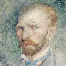  ?? Kroeller-Mueller Museum ?? Dutch painter Vincent van Gogh, seen in his 1887 self-portrait, is often cited as an example of the troubled artist.