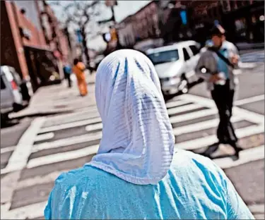  ?? ROBERT NICKELSBER­G/GETTY 2010 ?? An increasing number of Muslim women say they have been assaulted in recent days in New York.