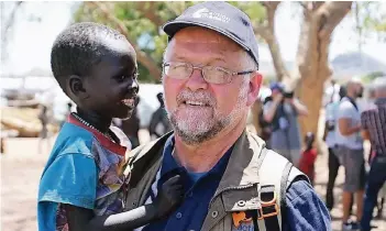  ??  ?? Dreimal war Stefan Marx in diesem Jahr bereits in Südsudan.