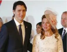  ?? ANDREW WINNING /GETTY IMAGES ?? Sophie Grégoire-Trudeau wore a pink fascinator at the Commonweal­th meeting in Malta, the overall effect of which was terrific, writes Mallick.