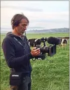  ??  ?? Cyrille Blanc a débuté le tournage du documentai­re Food Transition.