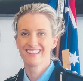 ?? ?? Hero police officer Amy Scott who brought down the Westfield stabber.